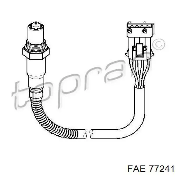 Sonda lambda, sensor de oxigênio depois de catalisador FAE 77241 preço, a partir de 82,44 USD