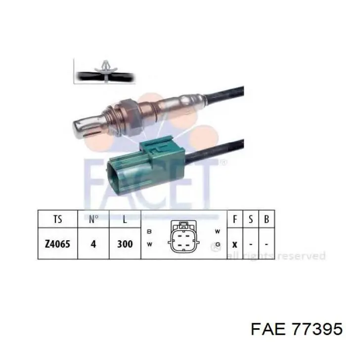 Compre 77395 FAE Sonda lambda, sensor de oxigênio depois de catalisador