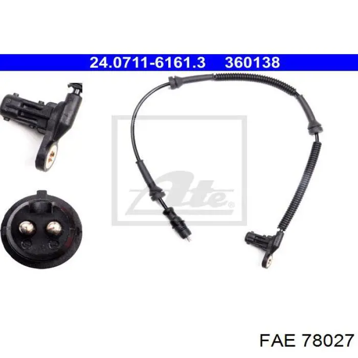 Sensor dianteiro de ABS FAE 78027 preço, a partir de 32,77 USD