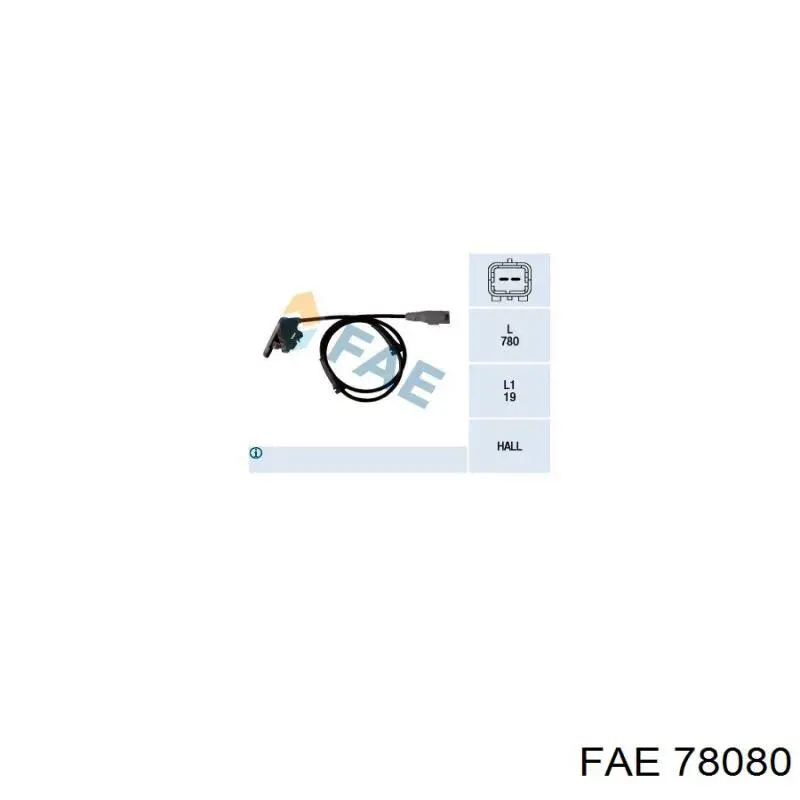 Sensor ABS traseiro FAE 78080 preço, a partir de 37,17 USD