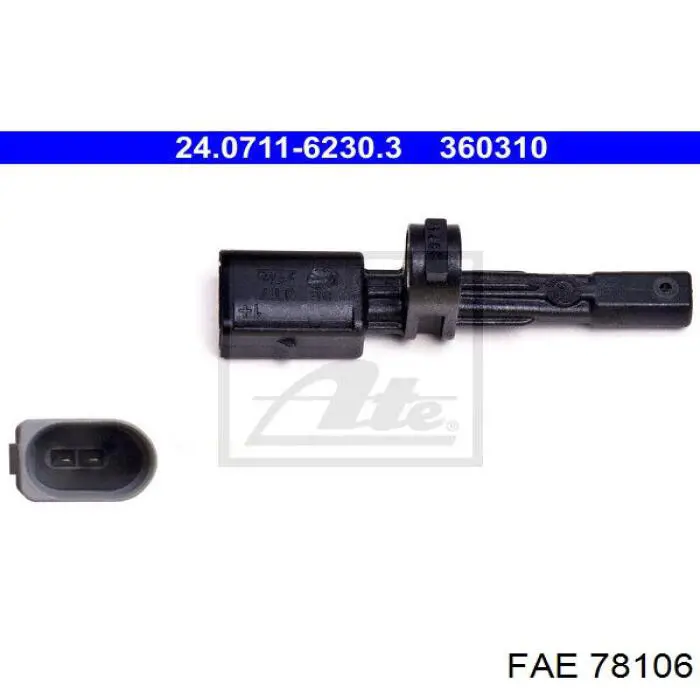 Compre 78106 FAE Sensor ABS traseiro