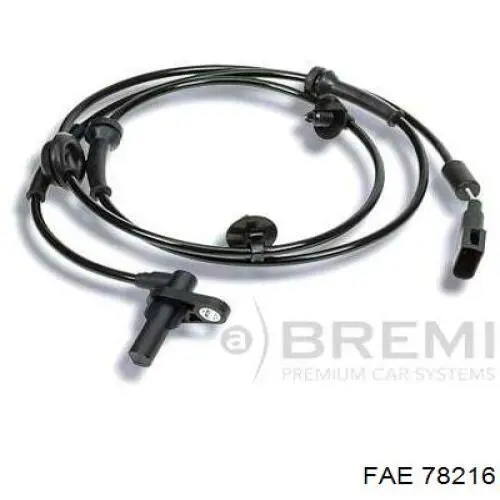 Compre 78216 FAE Sensor dianteiro de ABS