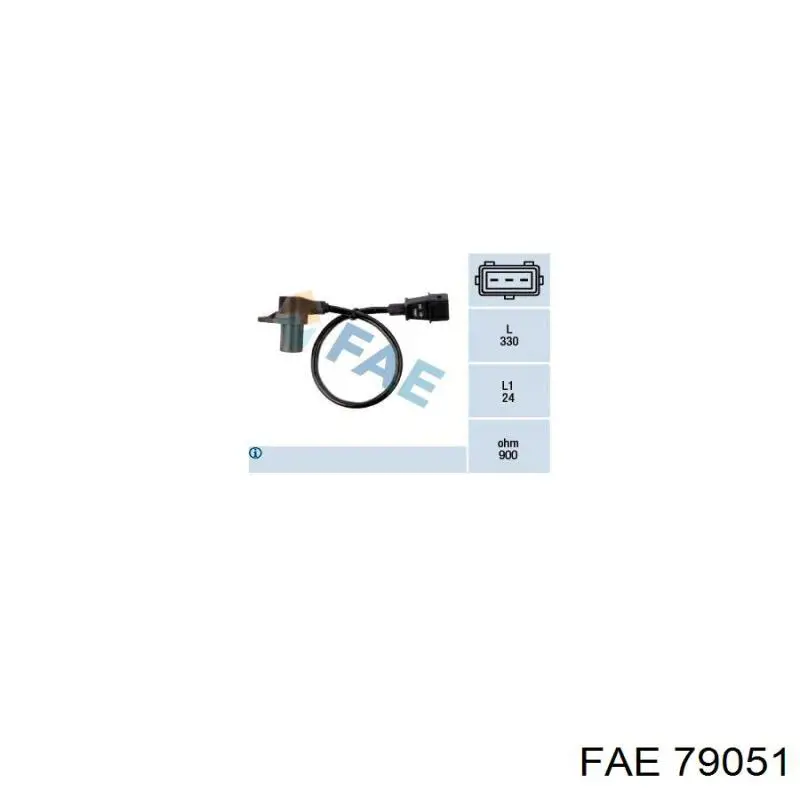 Compre 79051 FAE Sensor de posição (de revoluções) de cambota