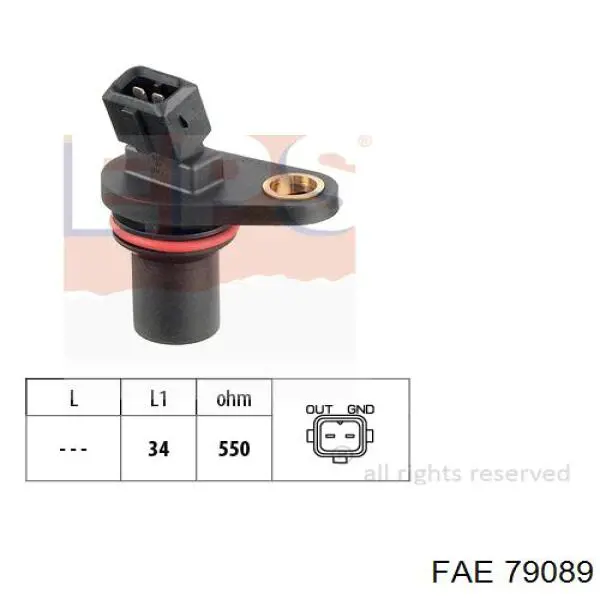 Sensor de posição da árvore distribuidora FAE 79089 preço, a partir de 19,29 USD