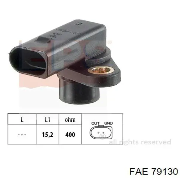 Compre 79130 FAE Sensor de posição (de revoluções) de cambota