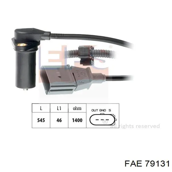 Compre 79131 FAE Sensor de posição (de revoluções) de cambota