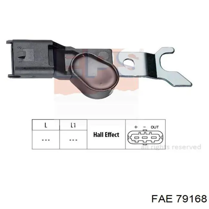 Sensor de posição da árvore distribuidora FAE 79168 preço, a partir de 25,96 USD