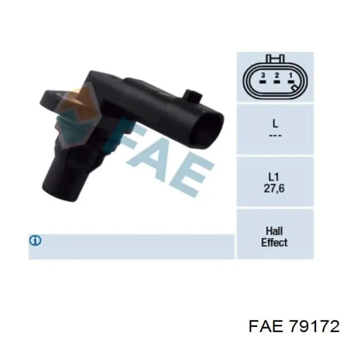 Sensor de posição da árvore distribuidora FAE 79172 preço, a partir de 40,68 USD