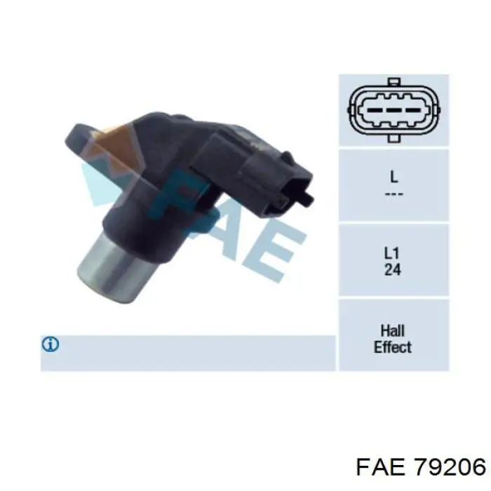 Sensor de posição da árvore distribuidora FAE 79206 preço, a partir de 35,10 USD