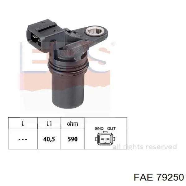 Sensor de velocidade FAE 79250 preço, a partir de 26,86 USD