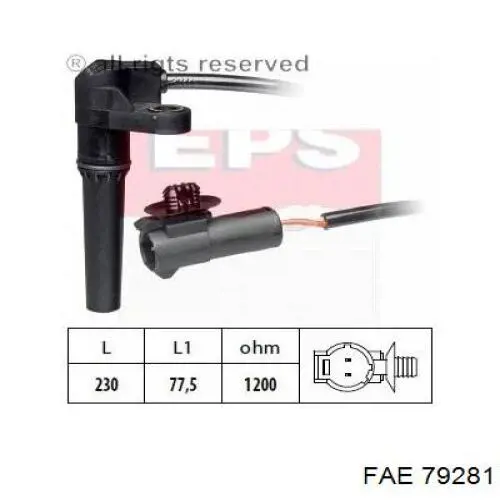 Sensor de velocidade FAE 79281 preço, a partir de 34,63 USD