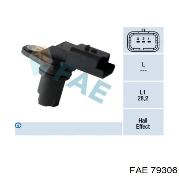 Sensor de posição da árvore distribuidora FAE 79306 preço, a partir de 25,74 USD
