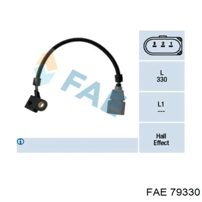 Sensor de posição da árvore distribuidora FAE 79330 preço, a partir de 29,75 USD