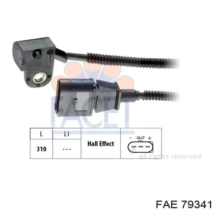 Sensor de posição da árvore distribuidora FAE 79341 preço, a partir de 34,93 USD