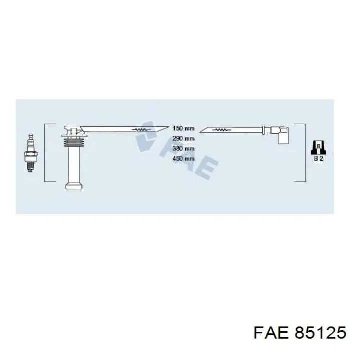 Fios de alta voltagem, kit FAE 85125 preço, a partir de 35,63 USD