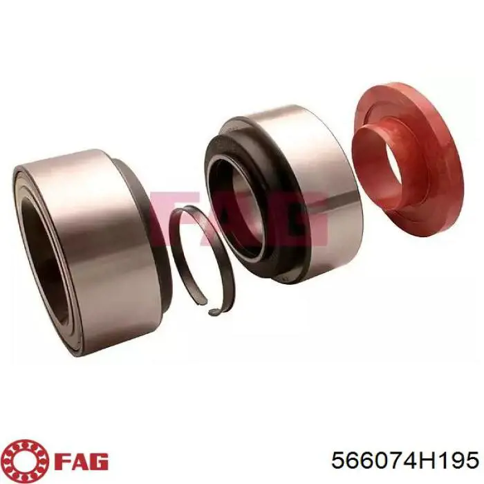 Rolamento de cubo dianteiro FAG 566074H195 preço, a partir de 242,05 USD