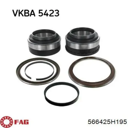 Rolamento de cubo traseiro FAG 566425H195 preço, a partir de 206,63 USD