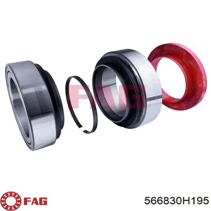Rolamento de cubo dianteiro FAG 566830H195 preço, a partir de 284,38 USD
