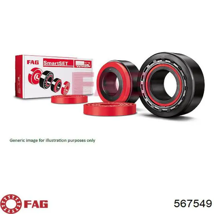 Rolamento de cubo traseiro FAG 567549 preço, a partir de 66,40 USD