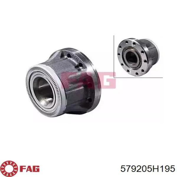 579205H195 FAG Cubo traseiro