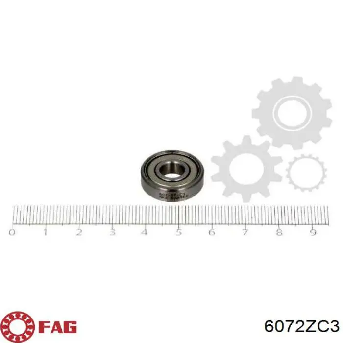 Rolamento do gerador 6072RS Koyo