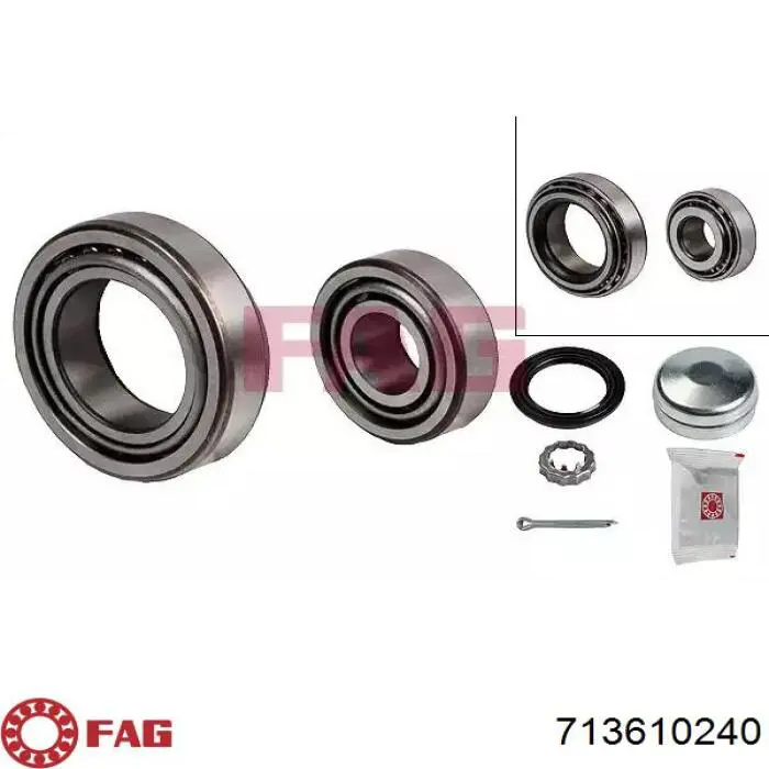 Rolamento de cubo traseiro FAG 713610240 preço, a partir de 15,66 USD