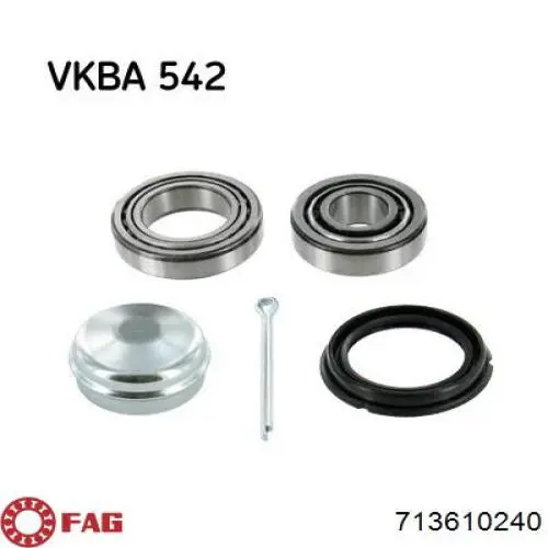 Compre 713610240 FAG Rolamento de cubo traseiro