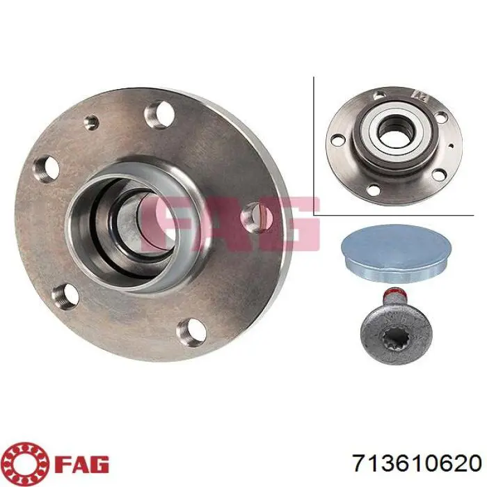 Cubo traseiro FAG 713610620 preço, a partir de 56,45 USD