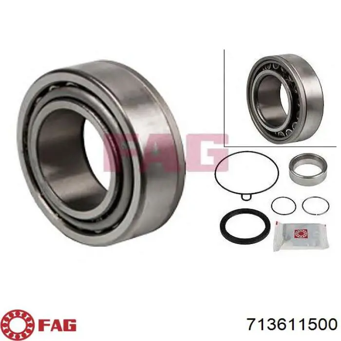 Rolamento de cubo traseiro FAG 713611500 preço, a partir de 35,55 USD