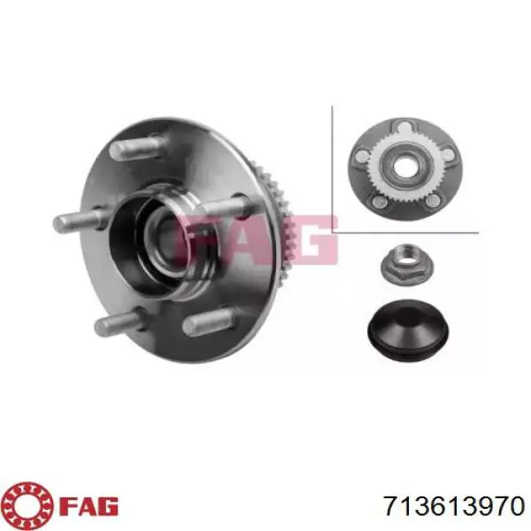 Cubo traseiro FAG 713613970 preço, a partir de 69,09 USD