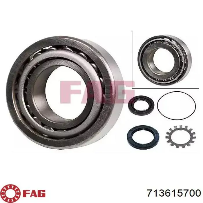 Rolamento de cubo traseiro FAG 713615700 preço, a partir de 31,62 USD