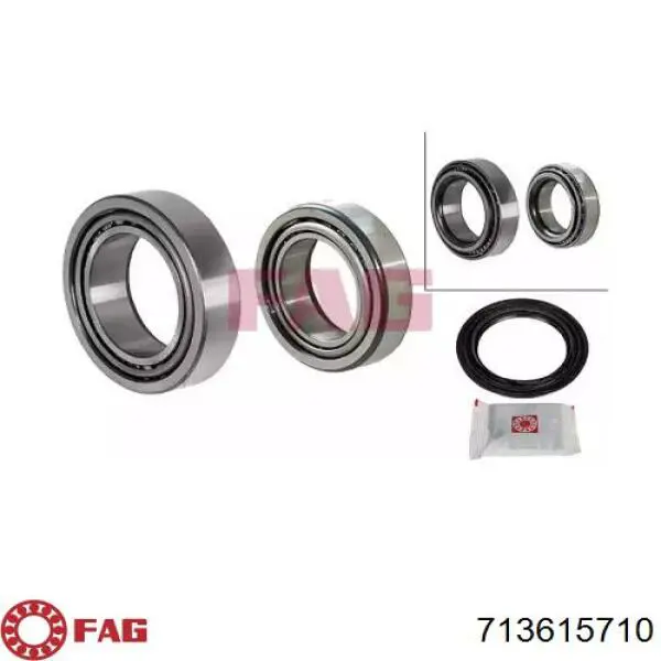 Rolamento de cubo dianteiro FAG 713615710 preço, a partir de 38,54 USD