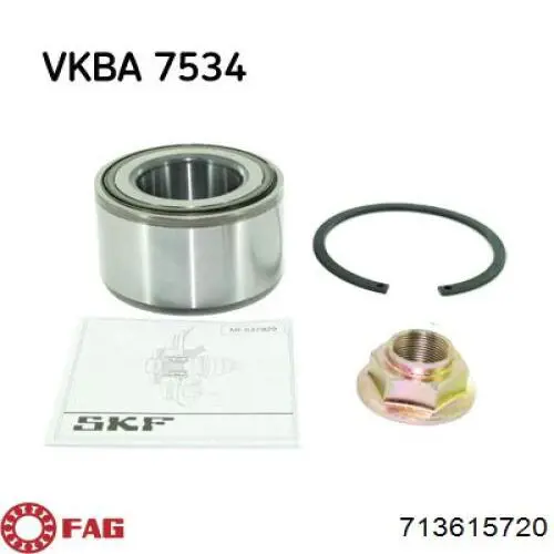 Compre 713615720 FAG Rolamento de cubo dianteiro