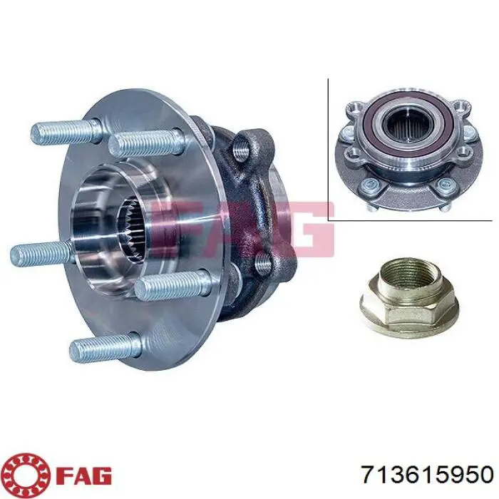 Cubo dianteiro FAG 713615950 preço, a partir de 167,90 USD