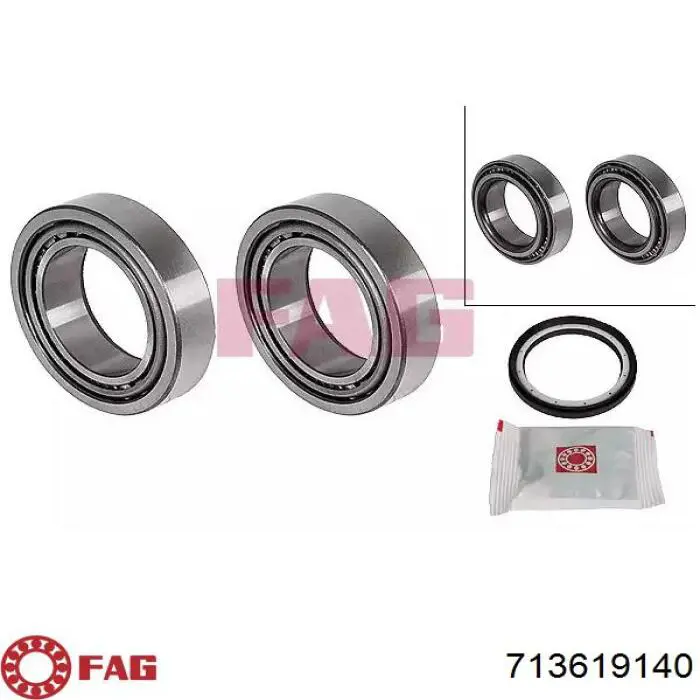 Rolamento de cubo dianteiro FAG 713619140 preço, a partir de 37,47 USD