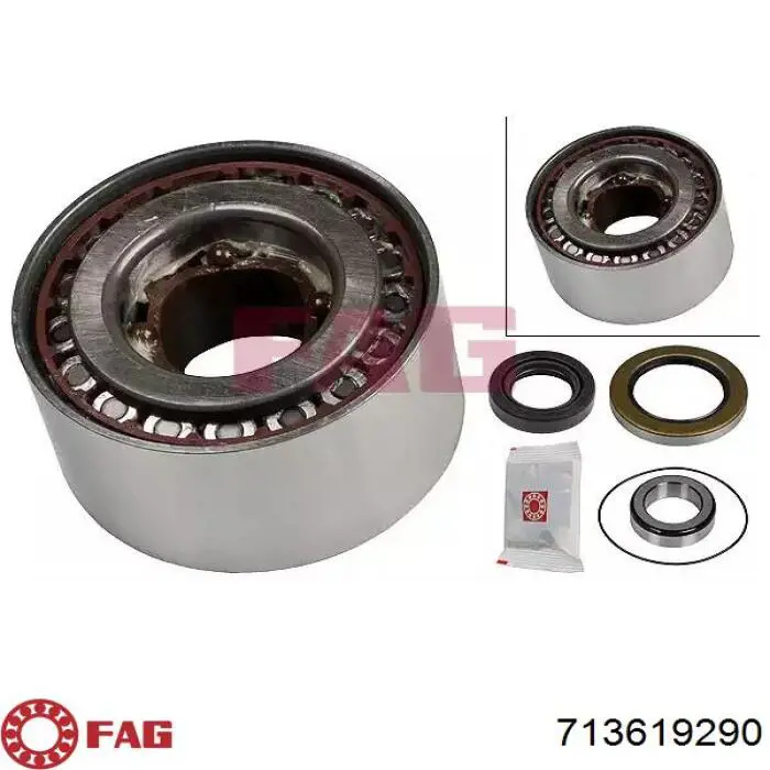 Rolamento de cubo traseiro FAG 713619290 preço, a partir de 63,95 USD