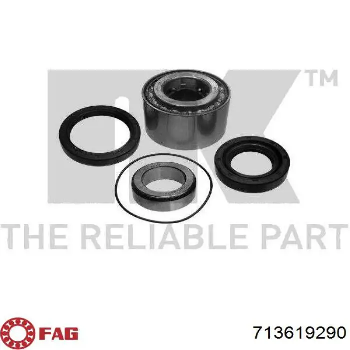 Compre 713619290 FAG Rolamento de cubo traseiro