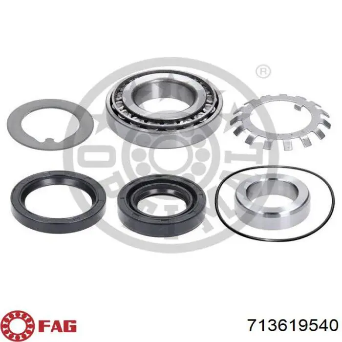 Compre 713619540 FAG Rolamento de cubo traseiro