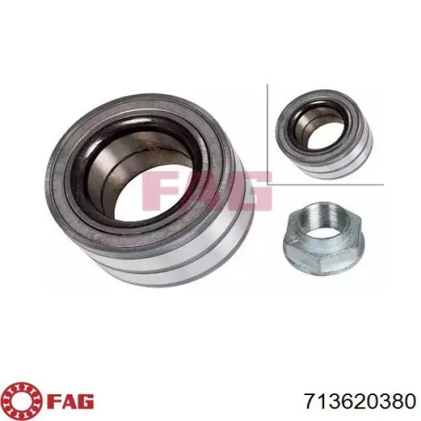 Rolamento de cubo traseiro FAG 713620380 preço, a partir de 74,23 USD