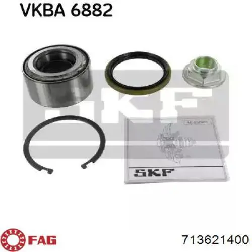 713621400 FAG Rolamento de cubo dianteiro