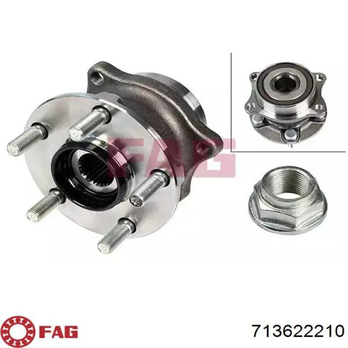 Cubo traseiro FAG 713622210 preço, a partir de 147,84 USD