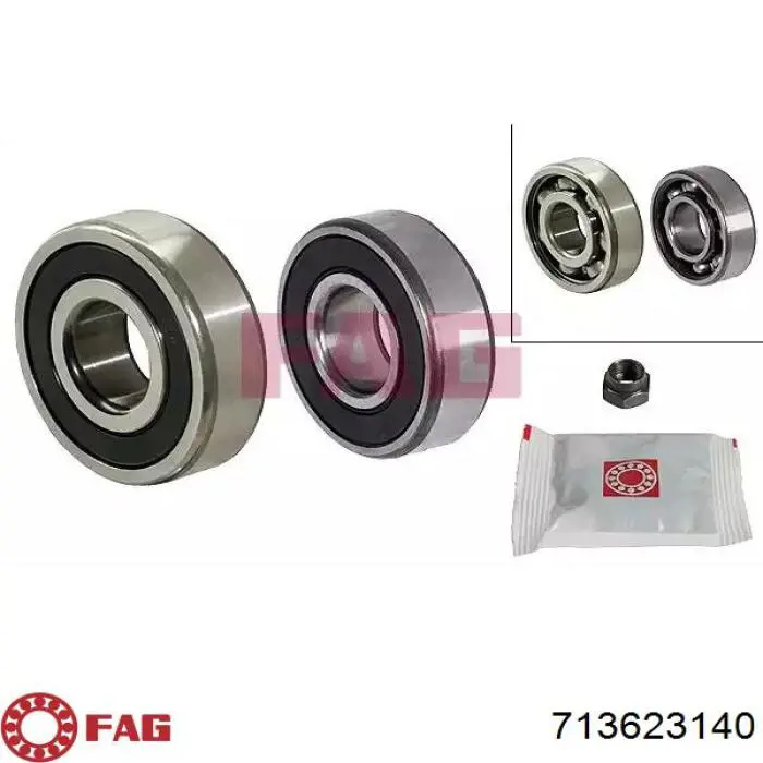 Rolamento de cubo traseiro FAG 713623140 preço, a partir de 16,74 USD