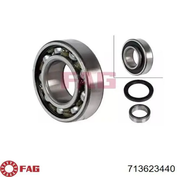 Rolamento de cubo traseiro FAG 713623440 preço, a partir de 59,59 USD