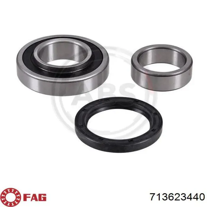 Compre 713623440 FAG Rolamento de cubo traseiro
