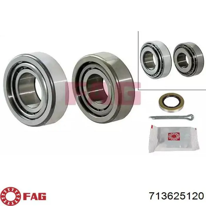 Rolamento de cubo traseiro FAG 713625120 preço, a partir de 16,51 USD