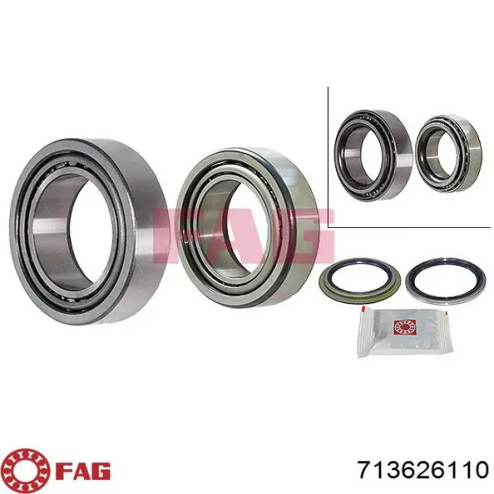 Rolamento de cubo dianteiro FAG 713626110 preço, a partir de 29,11 USD