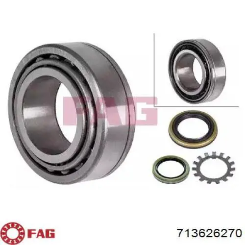 Rolamento de cubo traseiro FAG 713626270 preço, a partir de 39,80 USD
