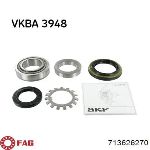Compre 713626270 FAG Rolamento de cubo traseiro