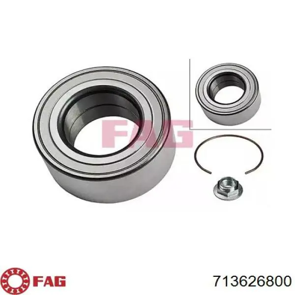 Rolamento de cubo dianteiro FAG 713626800 preço, a partir de 24,72 USD