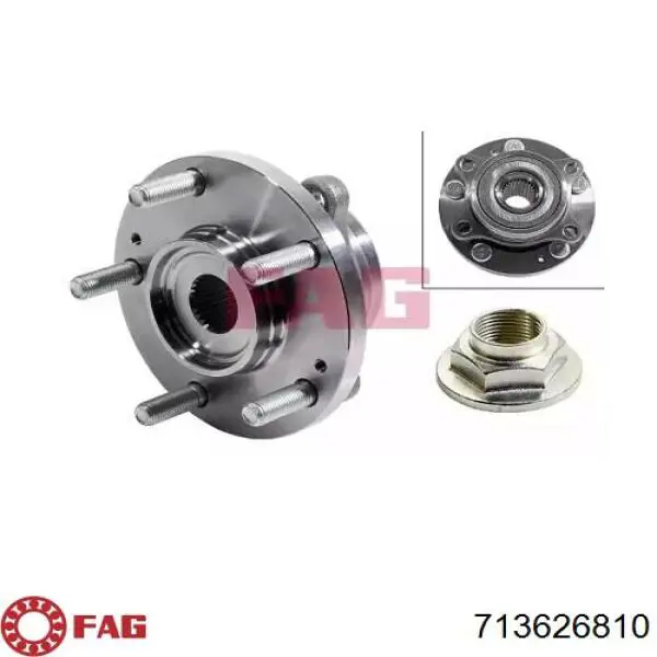 Cubo dianteiro FAG 713626810 preço, a partir de 95,29 USD